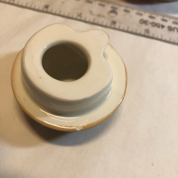 Unique Porcelain Cowboy Coffee Pot Red Bandana Whimsical China Teapot - Picture 11 of 11